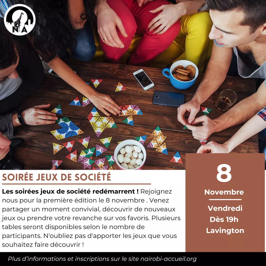 Retour des soirées jeux de société