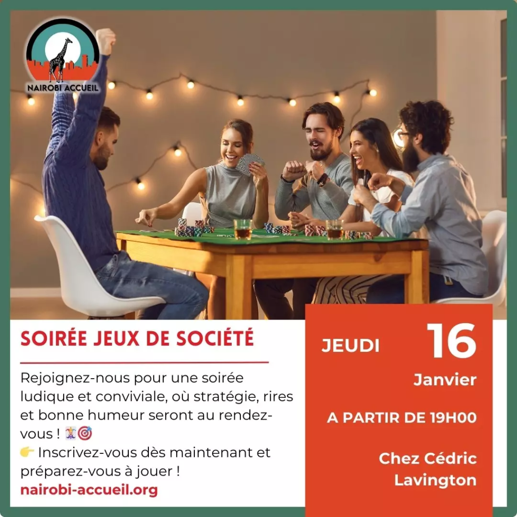 Soirée Jeux société 16 janvier